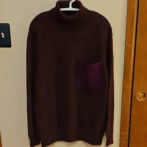 NWT Zara Plum Colored Sweater - Picture 3 of 13